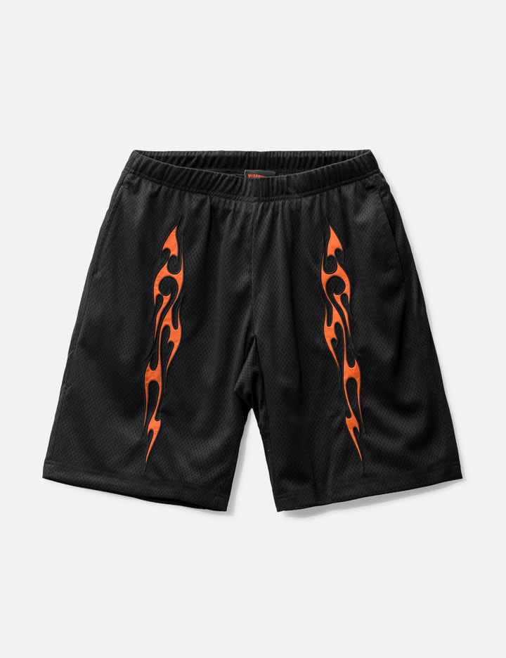 Pleasures - Flame Mesh Shorts | HBX - Globally Curated Fashion and ...