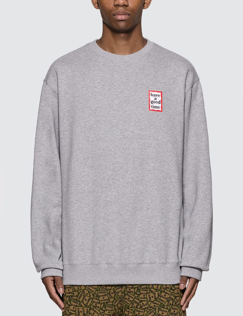【HAVE A GOOD TIME 】Amoeba Frame Crewneck sweater_1_1-