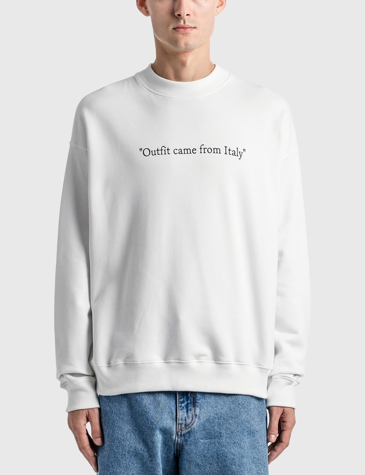 OffWhite™ From Italy Skate Crewneck Sweatshirt HBX Globally