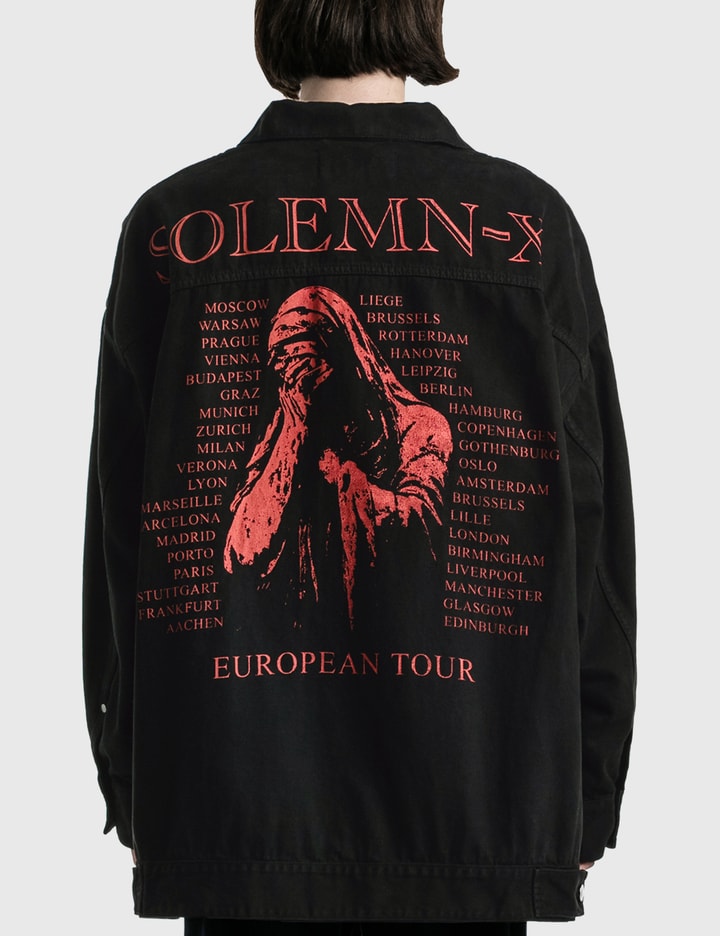 Raf Simons Oversized SolemnX Denim Jacket HBX Globally Curated
