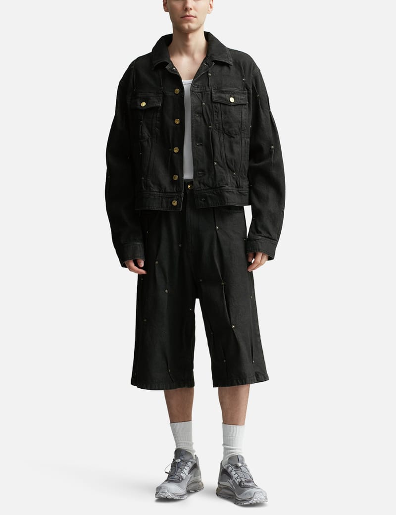 KUSIKOHC - MULTI RIVET DENIM JACKET | HBX