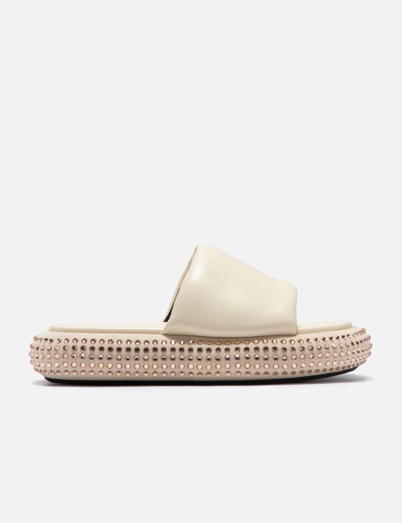 【関税込み】JW Anderson ベージュ Bumper Tube ローファー JW Anderson Women's Bumper-Tube Platform Loafers Beige Slip Ons