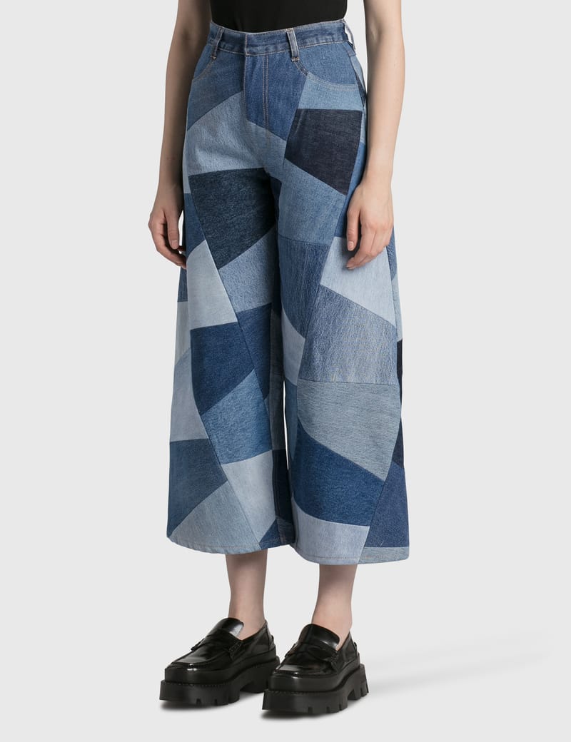 公式サイト - ハイブランドの新作が続々登場 WIDE PATCHWORK REWORKED - KSENIASCHNAIDER DENIM HBX | PANTS パンツ