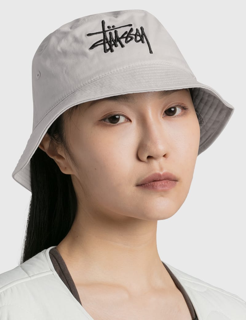 Stüssy - Brushed Big Basic Bucket Hat | HBX - Globally Curated