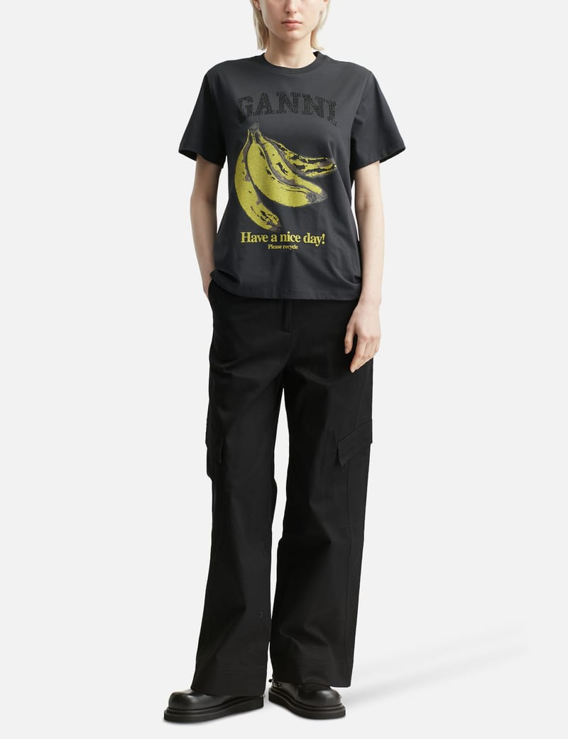 Ganni - Banana Print T-shirt | HBX - Globally Curated
