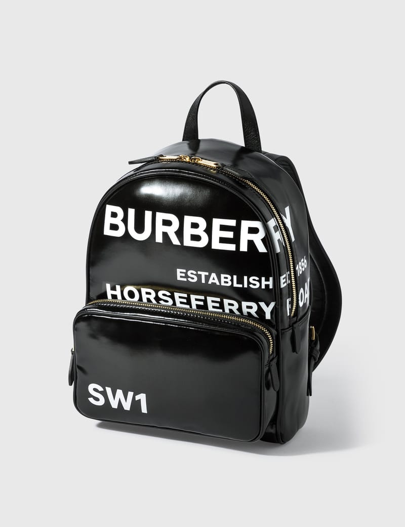 Burberry - Horseferry Print Coated Canvas Backpack | HBX