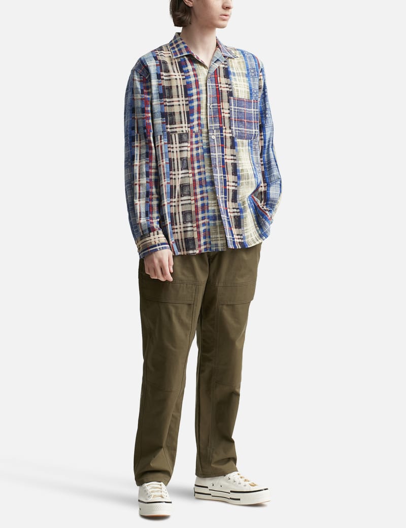 Seven by seven - REWORK FLANNEL STRIPE SHIRTS | HBX