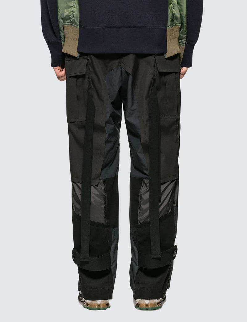 Sacai - Fabric Combo Pants | HBX - Globally Curated Fashion and