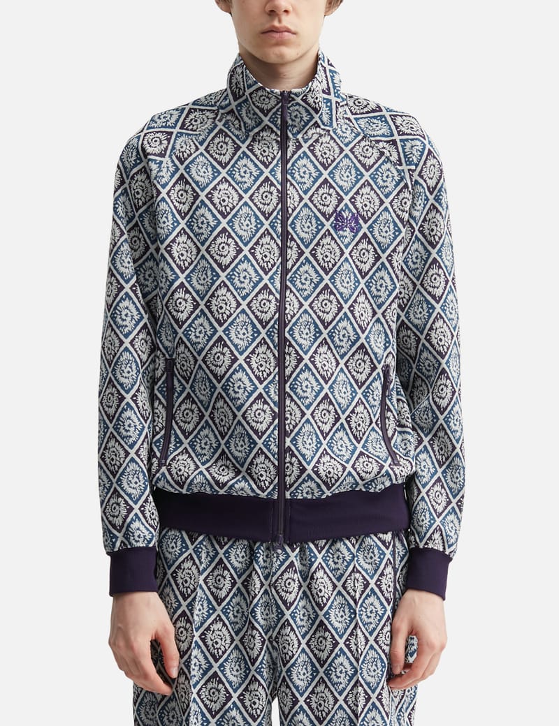 Needles Track Jacket - Poly Jacquard - Jacquard track jacket with