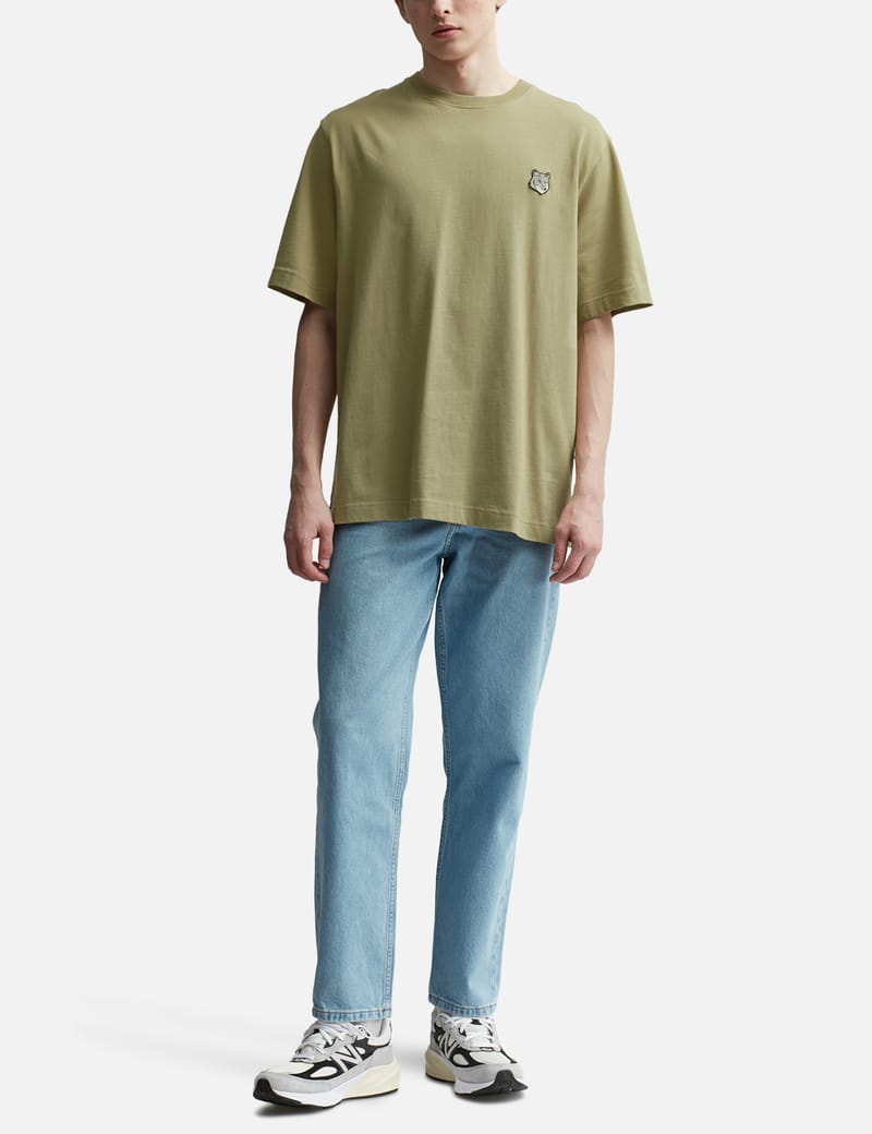 Maison Kitsuné - Bold Fox Head Patch Oversized T-Shirt | HBX