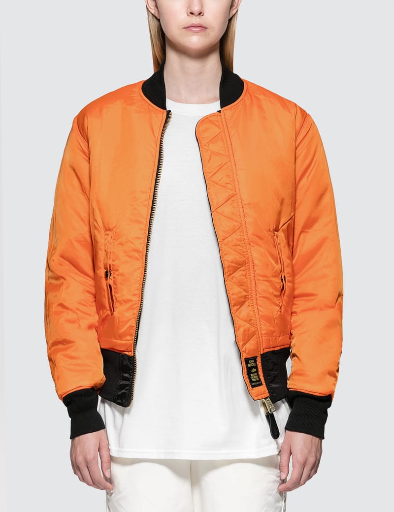 Alpha Industries - MA-1 Blood Chit Flight Jacket | HBX - Globally