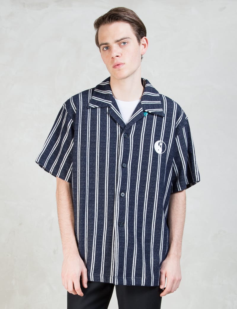 XANDER ZHOU - Tai Chi Print Stripes S/S Shirt | HBX - Globally