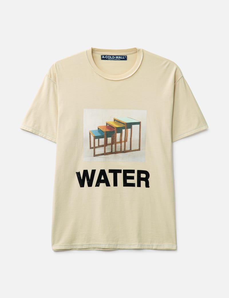 【A-COLD-WALL】BROWN FRACTURE T-SHIRT A-COLD-WALL* Fracture T-shirt | Brown | FARFETCH KW