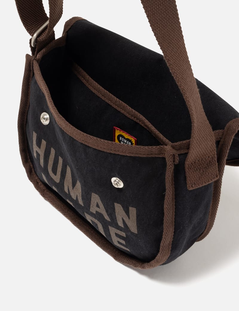 Human Made Shoulder Bag - Lightweight canvas with flap closure and
