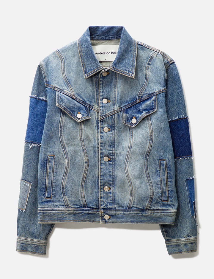 Andersson Bell PATCHWORK DENIM JACKET HBX Globally Curated