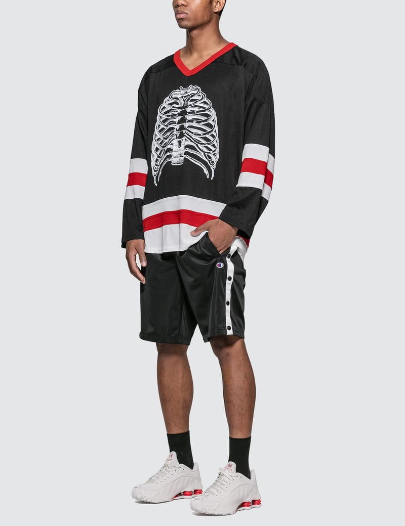 Hockey jersey and store shorts