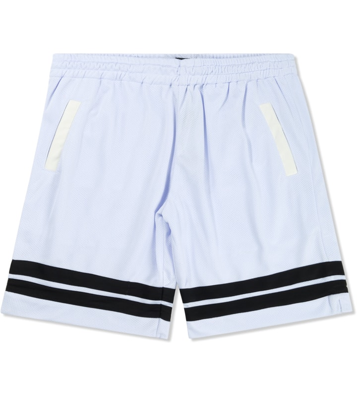 GRAND SCHEME - White Mesh Shorts | HBX - Globally Curated Fashion and ...