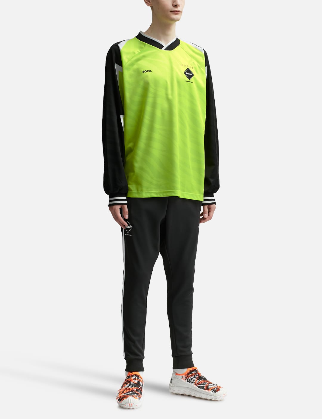 F.C. Real Bristol - Long Sleeve Oversized Game Shirt | HBX