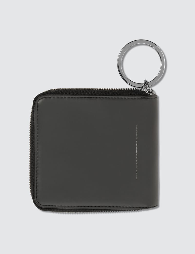 MM6 Maison Margiela - Zip Logo Small Wallet | HBX - Globally