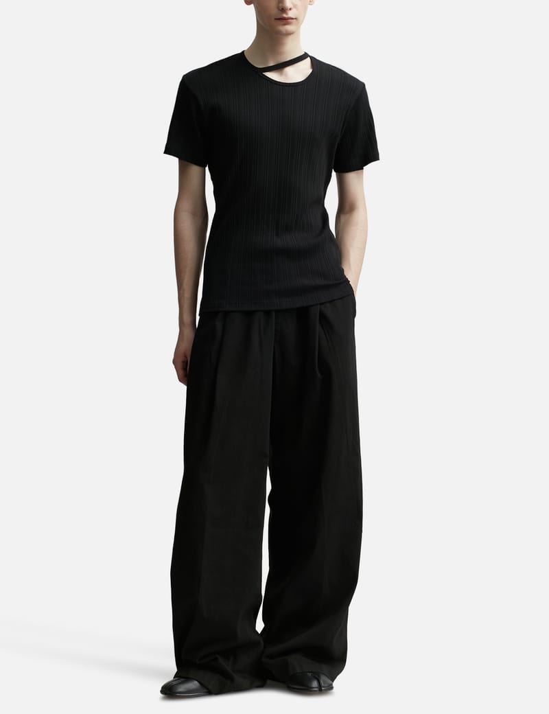 LGN Louis Gabriel Nouchi - T-shirt With Asymmetrical Opening