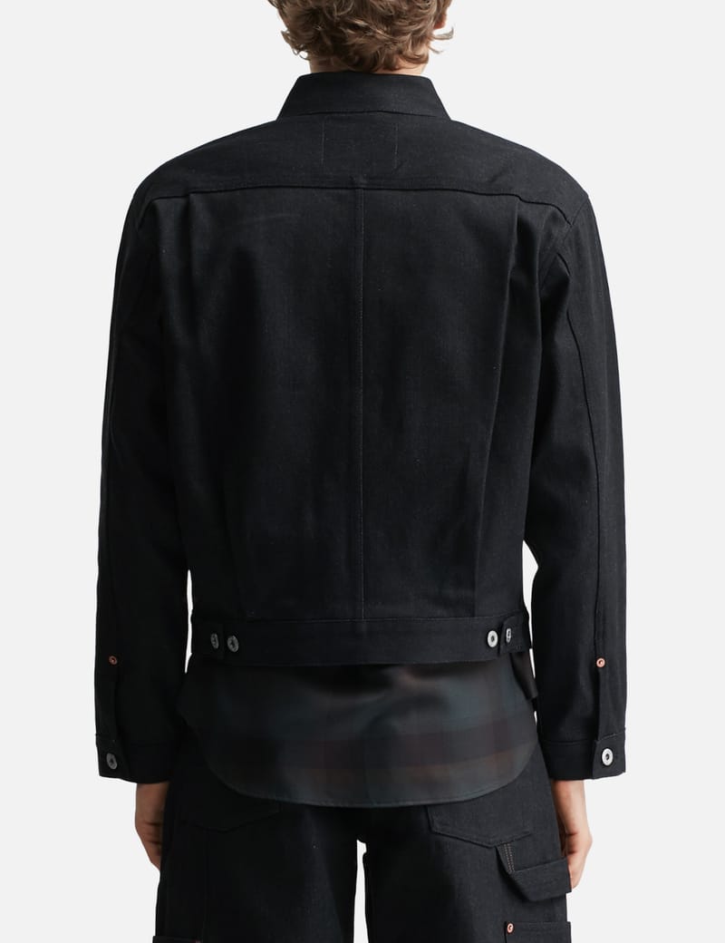SUGARHILL Twisted Heather Denim Jacket - マーブル風の重ね糸が