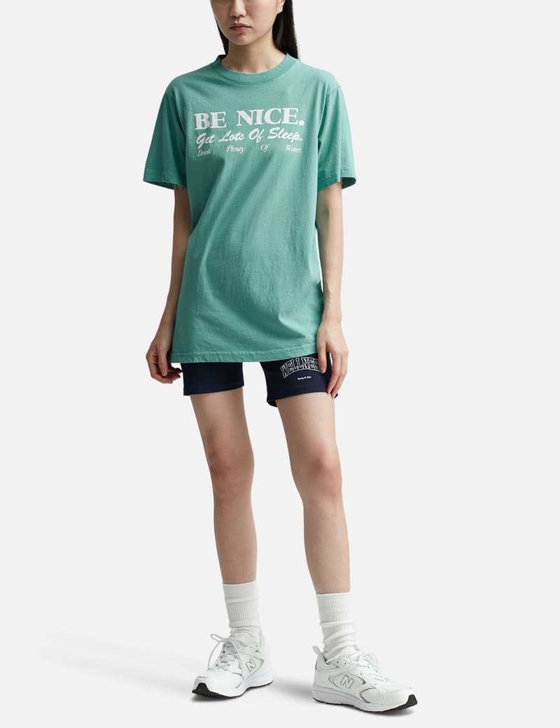 ★Sporty & Rich★ビー ナイス プリント Tシャツ ☆Sporty & Rich☆ビー ナイス プリント Tシャツ