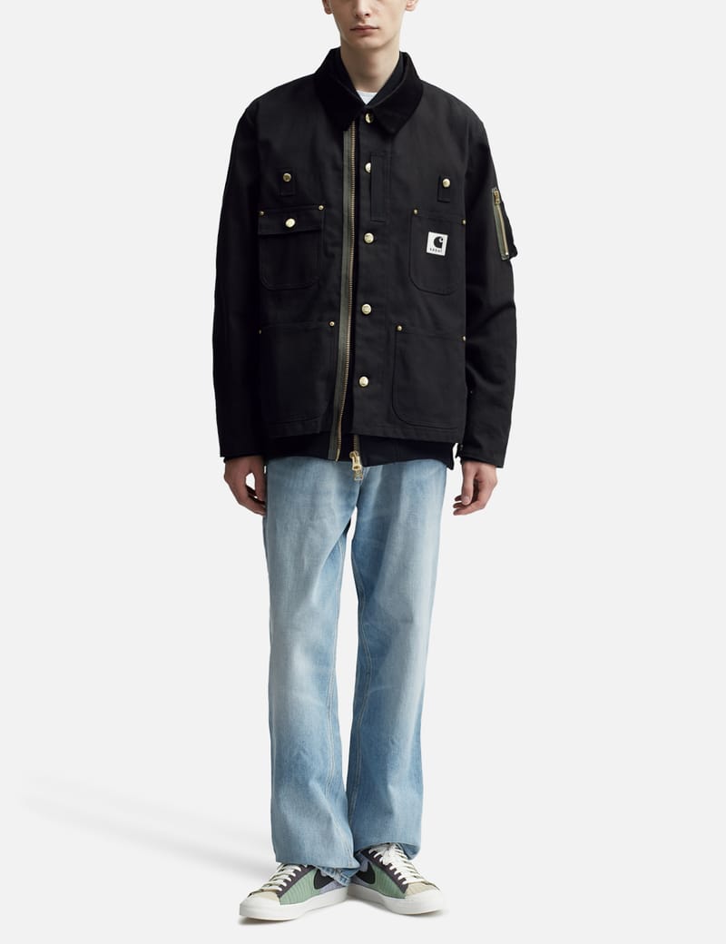 Sacai X Carhartt WIP Canvas x MA-1 Jacket Michigan Sacai X Carhartt WIP Canvas x MA-1 Jacket Michigan