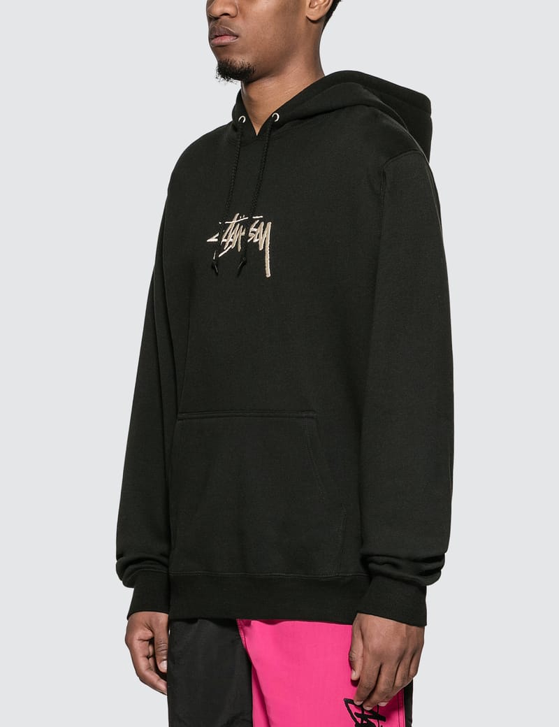 Stüssy - Stock Logo Applique Hoodie | HBX - Globally Curated