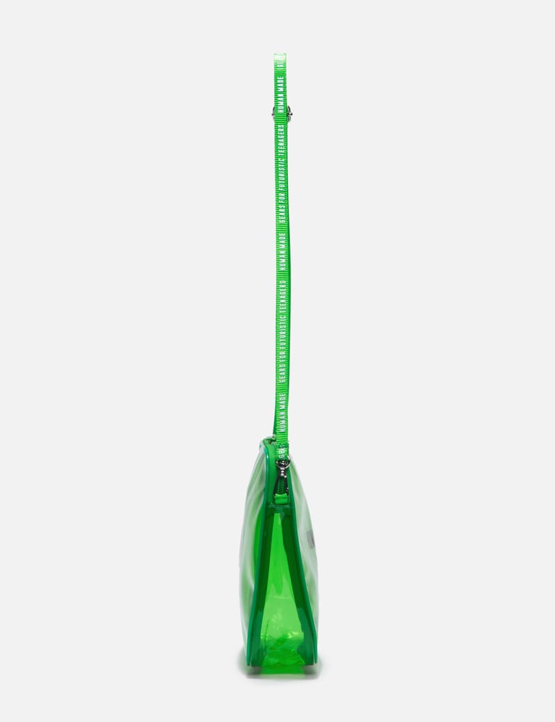 【HUMAN MADE】 PVC POUCH LARGE GREEN Human Made - Large PVC Pouch | HBX - Globally Curated