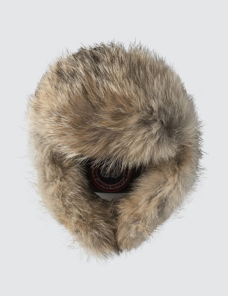 Canada goose aviator on sale hat black label