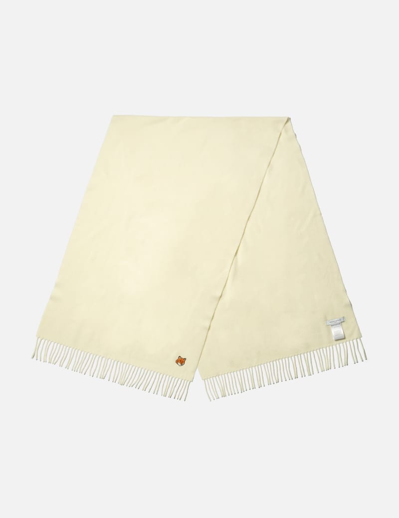 Maison Kitsuné - Bold Fox Head Leather Patch 6P Cap | HBX