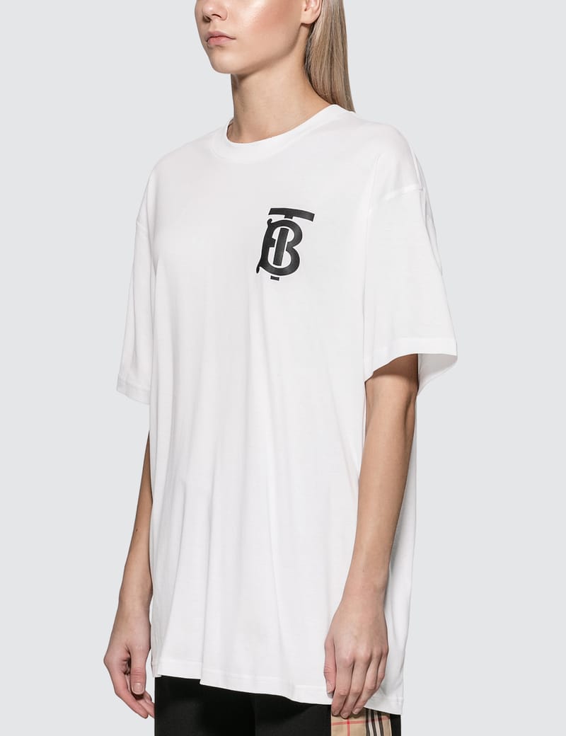 関税負担なし☆Burberry モノグラムモチーフ コットンTシャツ Burberry - モノグラム モチーフ コットン Tシャツ | HBX