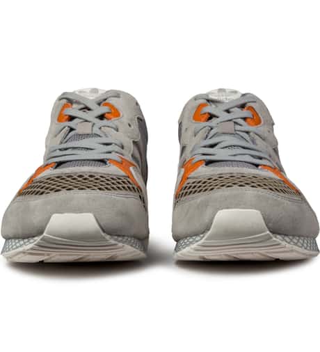 adidas Originals - Aluminum Grey/Orange ZXZ 930 Shoe | HBX
