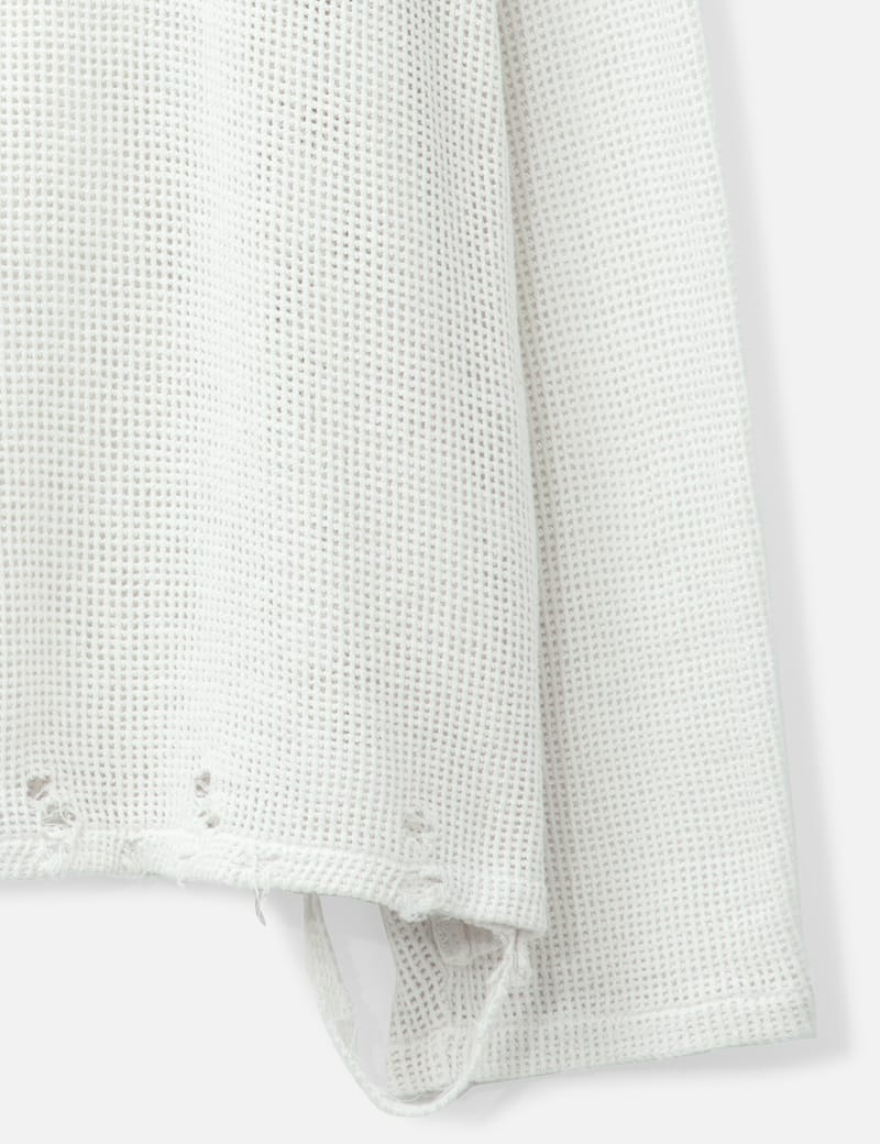 ANCELLM - Dyed Mesh Long Sleeve T-Shirt | HBX