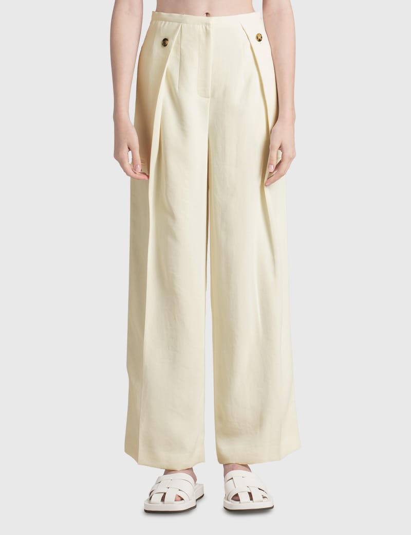 Recto - High-rise Wide-leg Trousers | HBX - Globally Curated