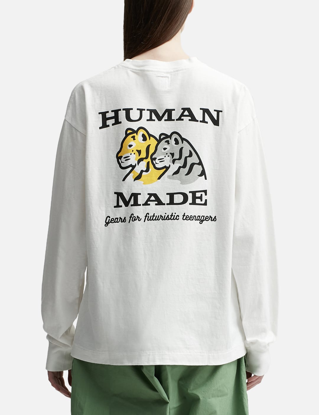Graphic L/s T-shirt #1 In White