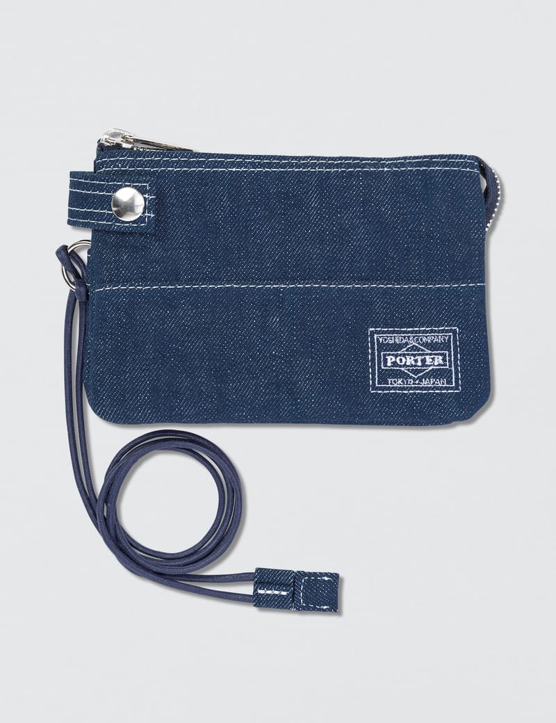 Head Porter - Denim Zip Wallet | HBX