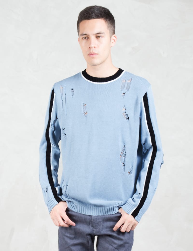 D.TT.K. - Damaged Knit Sweater | HBX