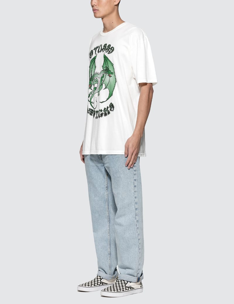 Stüssy - Double Dragon Pig. Dyed T-Shirt | HBX - Globally