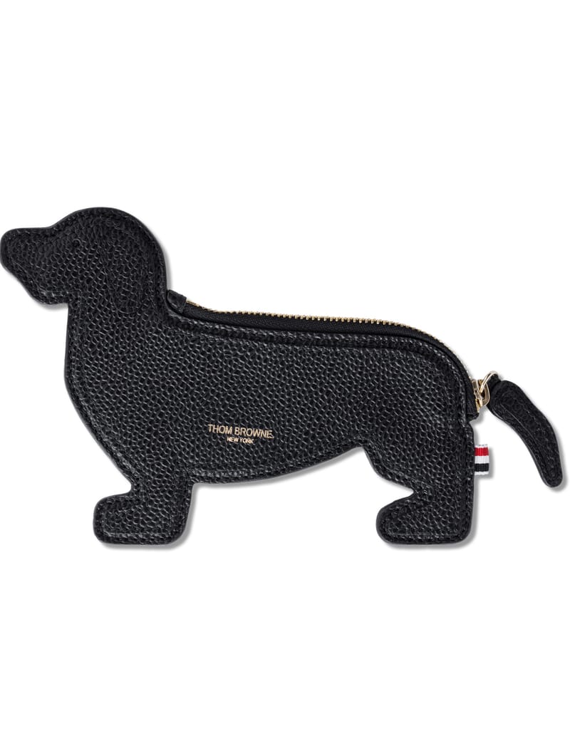 トムブラウン HECTOR COIN PURSE IN PEBBLE GRAIN トム ブラウン - Pebble Grain Leather Hector Coin Purse | HBX