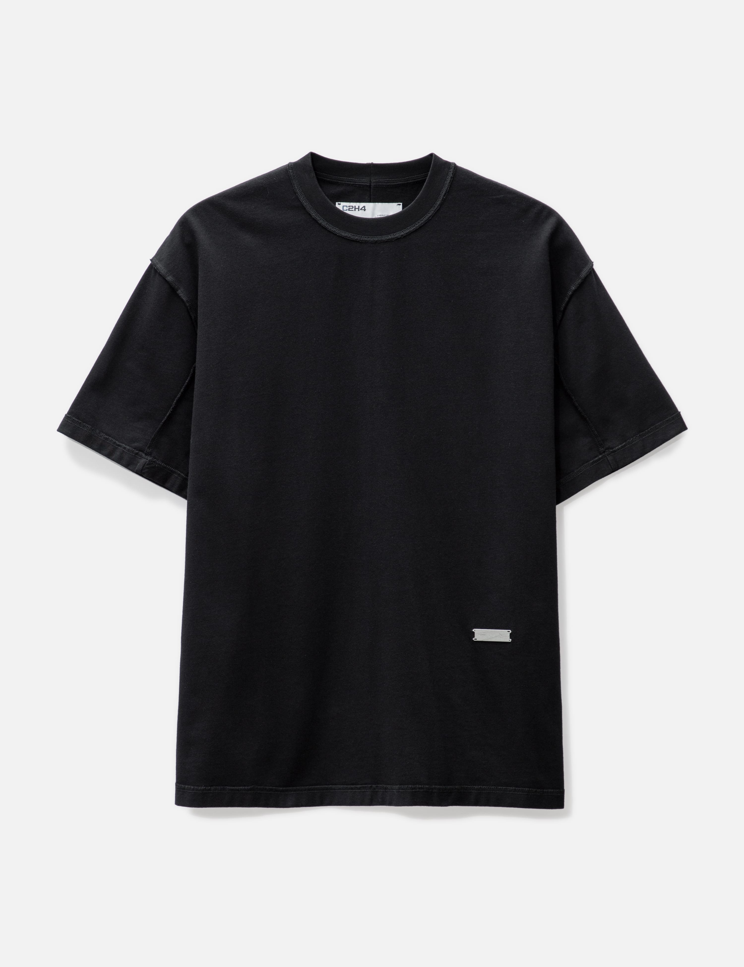 C2H4 - 005 - Inside-Out Raw Edge T-shirt | HBX - Globally Curated