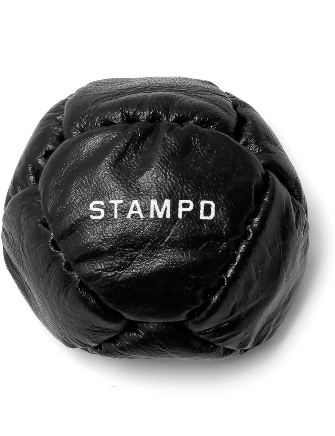 Stampd Black Leather Footbag HBX Globally Curated Fashion and