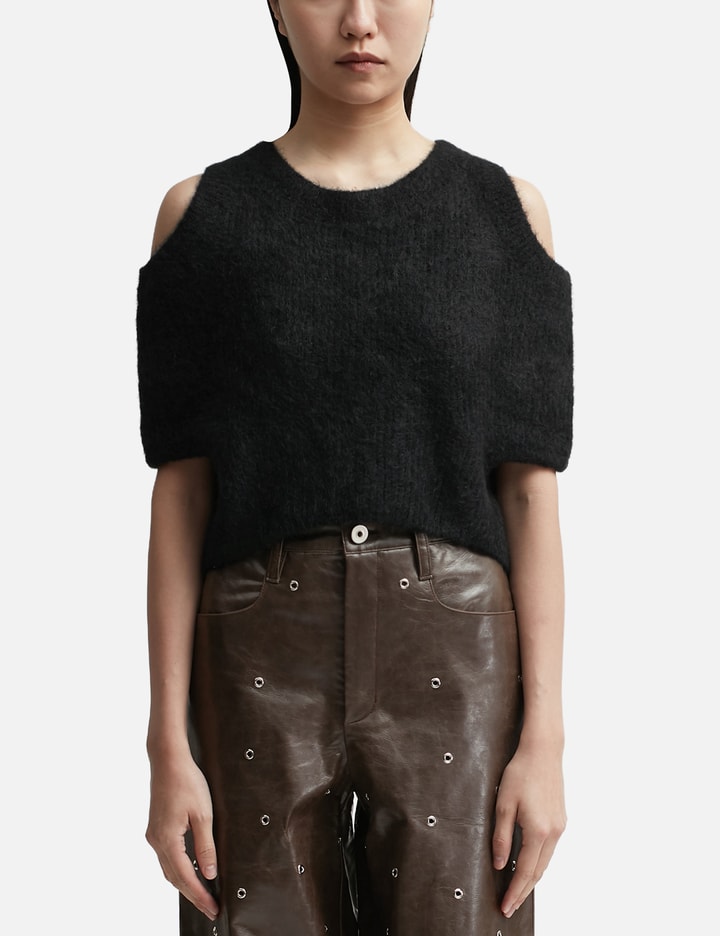 Open YY CutOut Knit Top HBX Globally Curated Fashion and