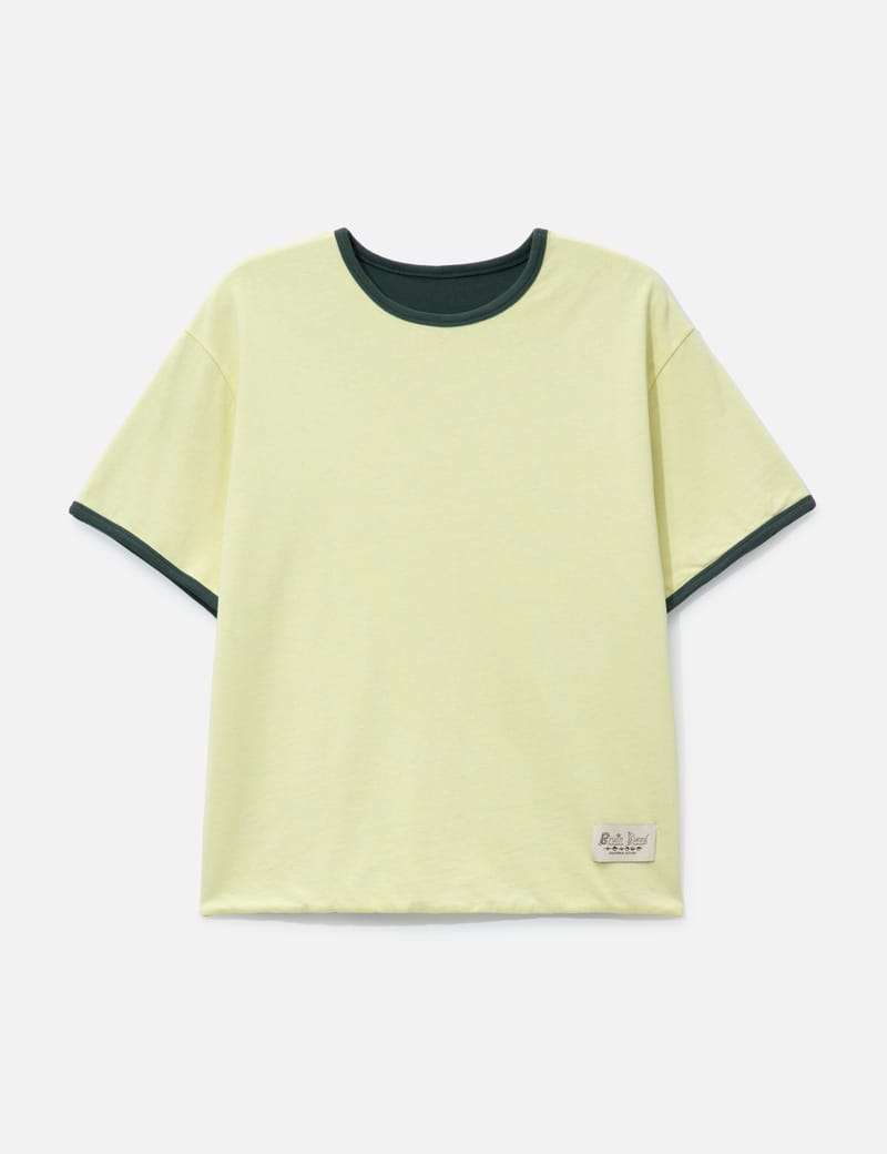 Brain Dead Reversible T-Shirt - Versatile washed cotton tee
