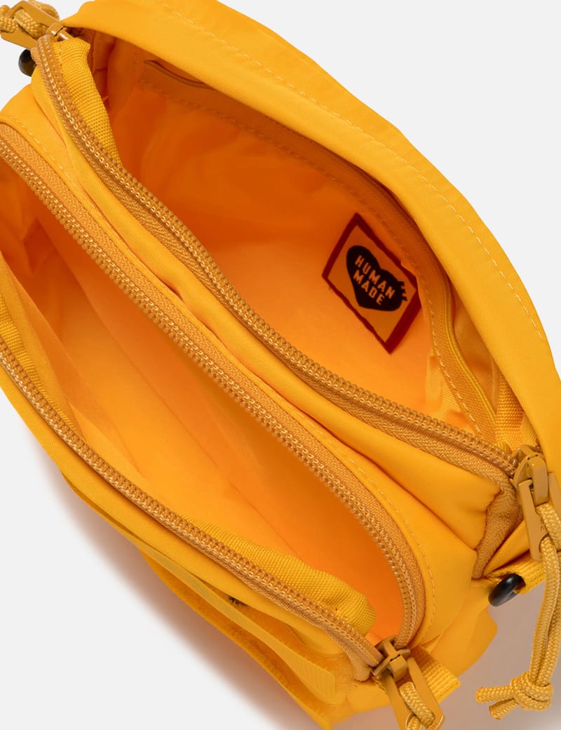 Human Made Military Pouch Mini - Yellow nylon crossbody pouch | HBX