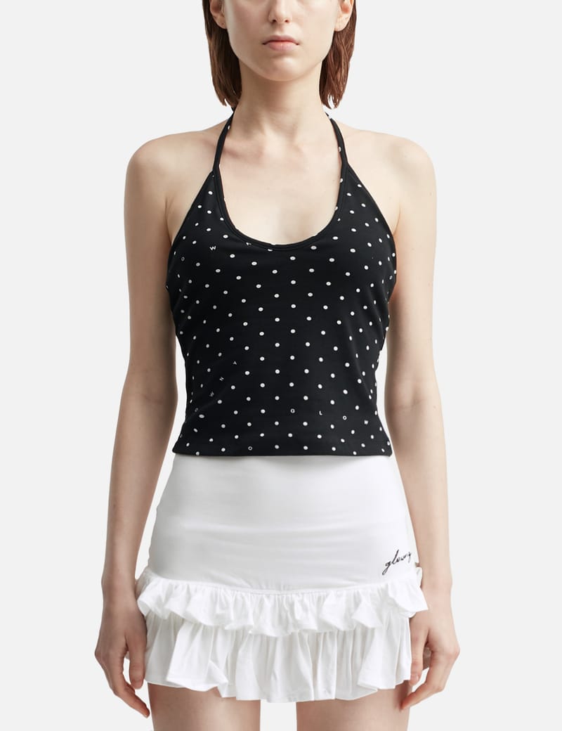 ★GLOWNY★ WILD HALTER CAMISOLE (4 Colors) Glowny - Wild Halter Camisole | HBX - Globally Curated