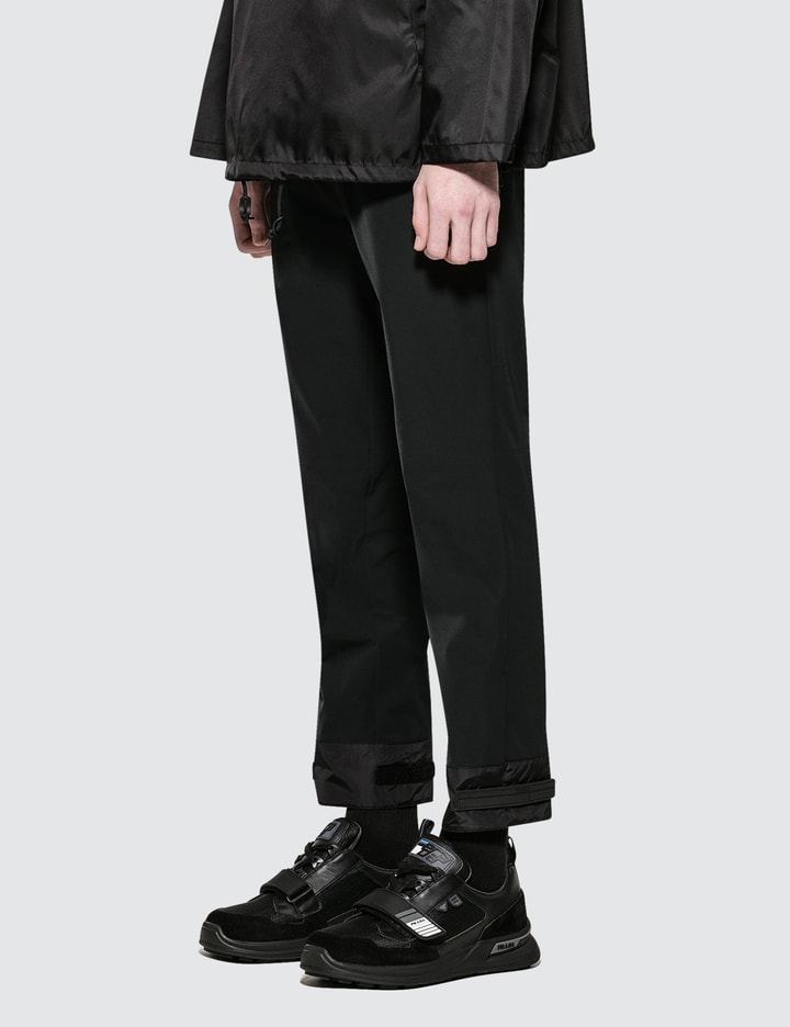 Prada Velcro Contrast Cuff Pants HBX Globally Curated Fashion and
