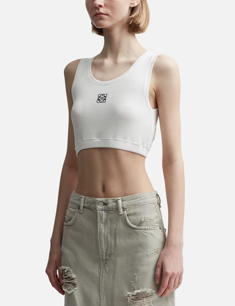 Loewe - CROPPED ANAGRAM TANK TOP | HBX