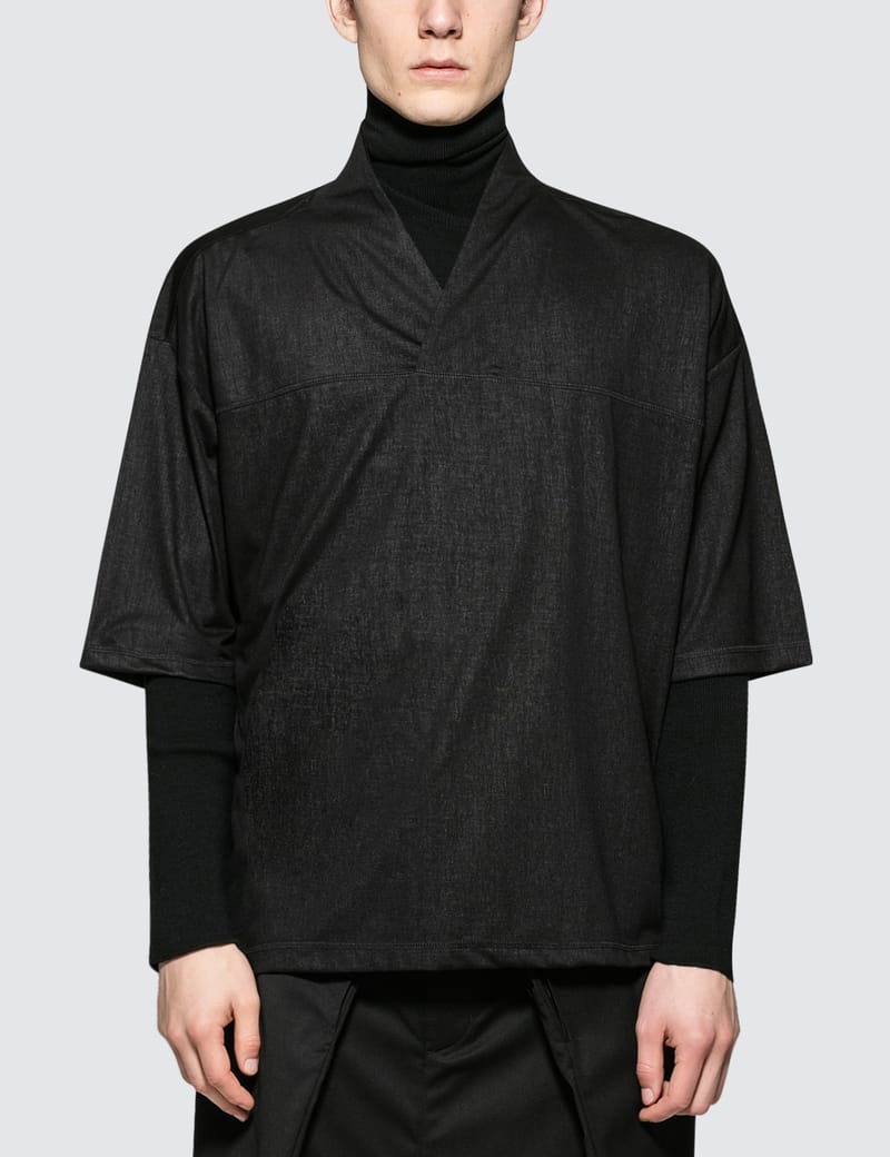 Sasquatchfabrix. JINBEI LS SHIRT ブラック XL Sasquatchfabrix. JINBEI LS SHIRT ブラック XL