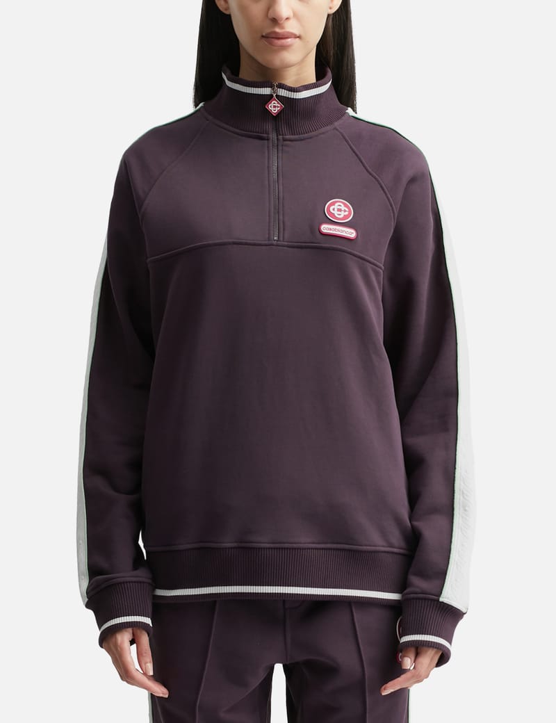 Casablanca - 1/4 Zip Laurel Sweatshirt | HBX